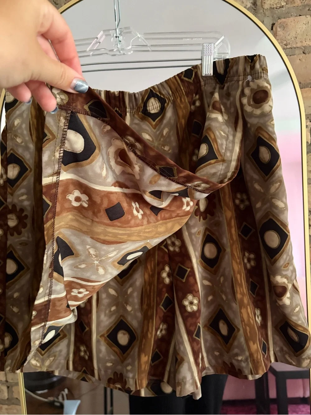Vintage patterned skort - Picture 2 of 6